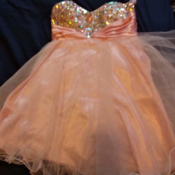 strapless debs dress